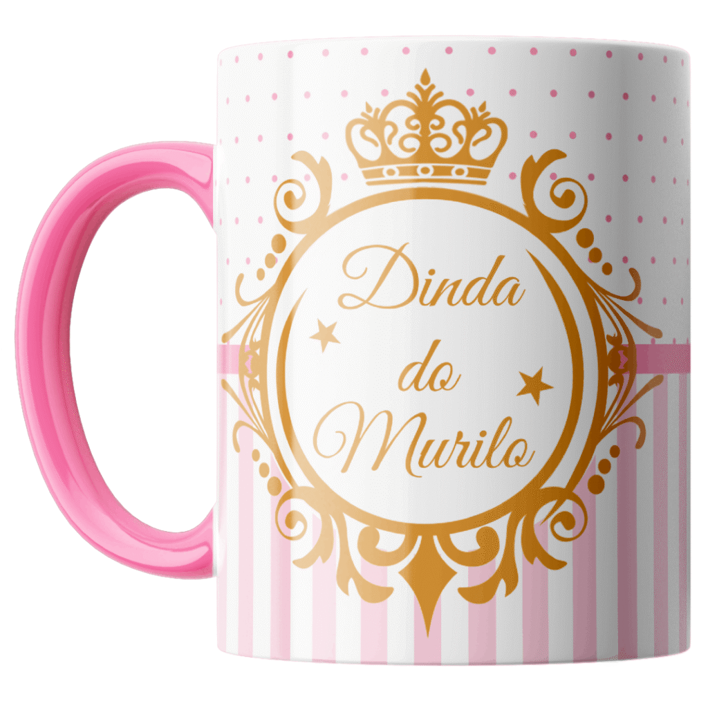 KIT 2 Canecas Dindo e Dinda com Foto e Nome do Bebê, Presente Personalizado para Padrinhos4