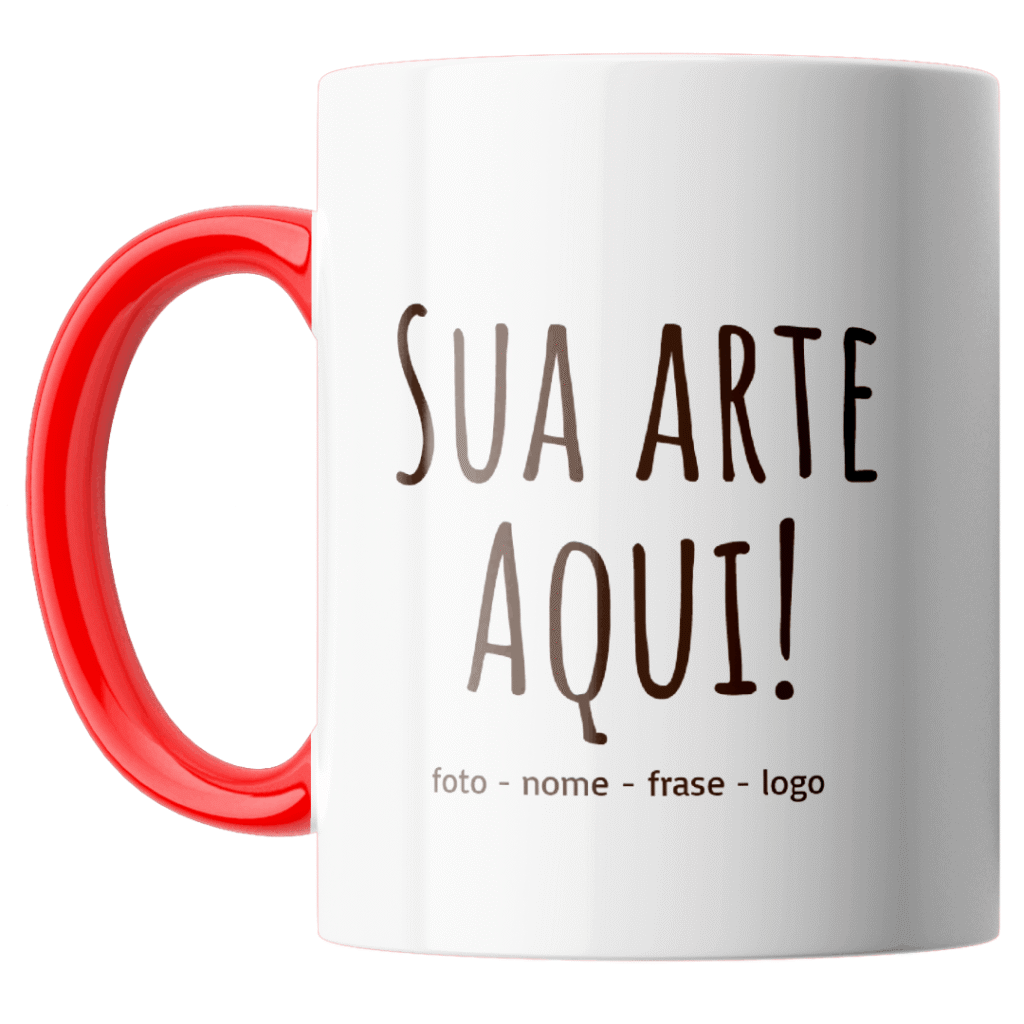 Caneca Cerâmica 325ml Colorida para Sublimação